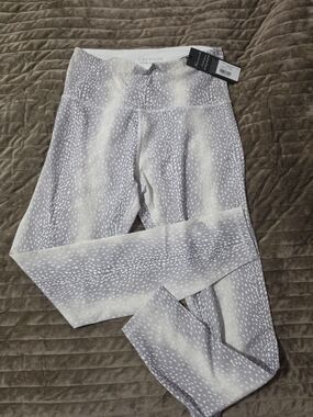 Greyson Light Gray Printed Leggings